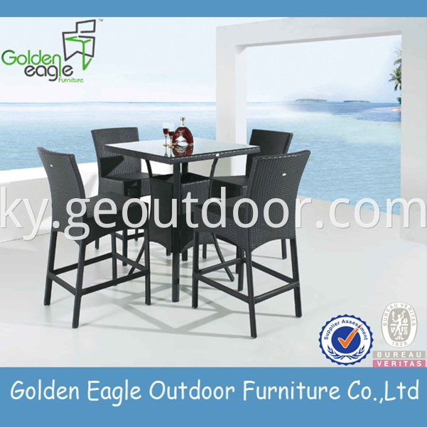 Aluminum Tube Wicker Garden Furniture